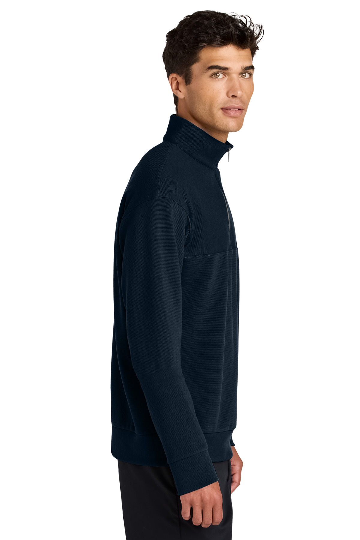 Mercer+Mettle Linear Texture 1/4-Zip MM3040 12