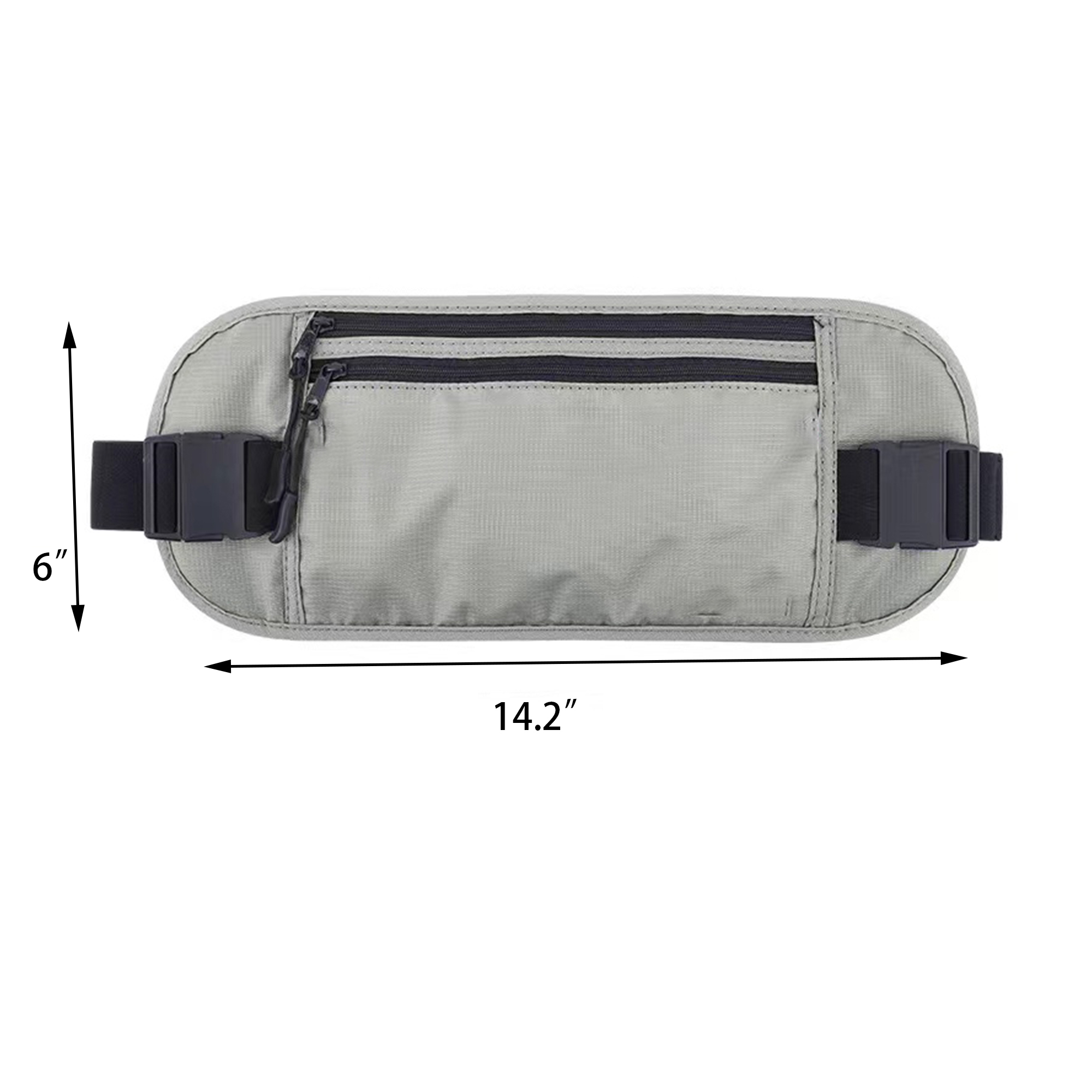 Passport Holder Secure Hidden Travel Belt Bag 4