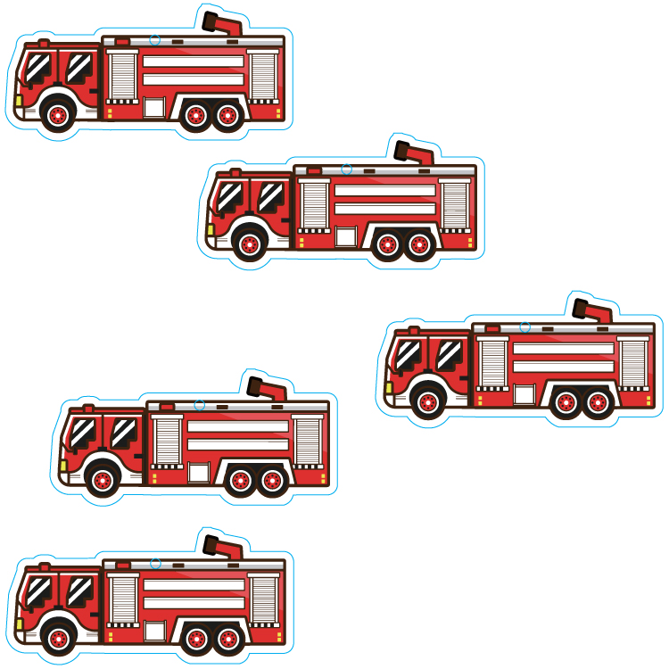 Fire Truck Shape Custom Air Fresheners - Top 10 Scents 1