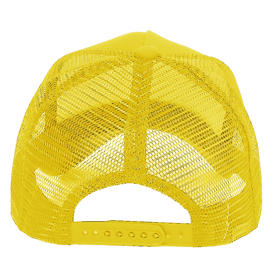 Stock Solid Color Cotton 5-Panel Trucker Cap 67
