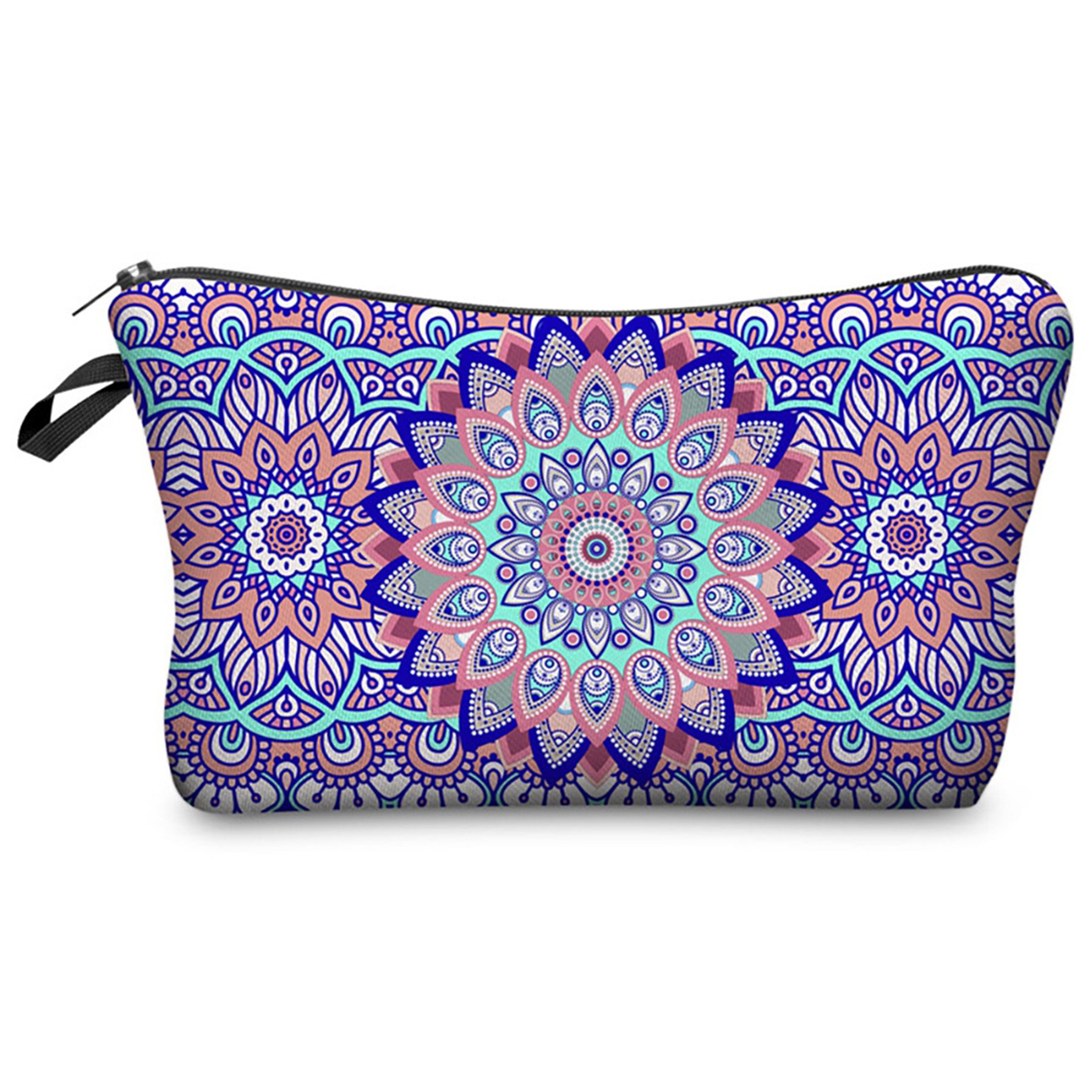 Digital Print Clutch Mandala Makeup Bag 14