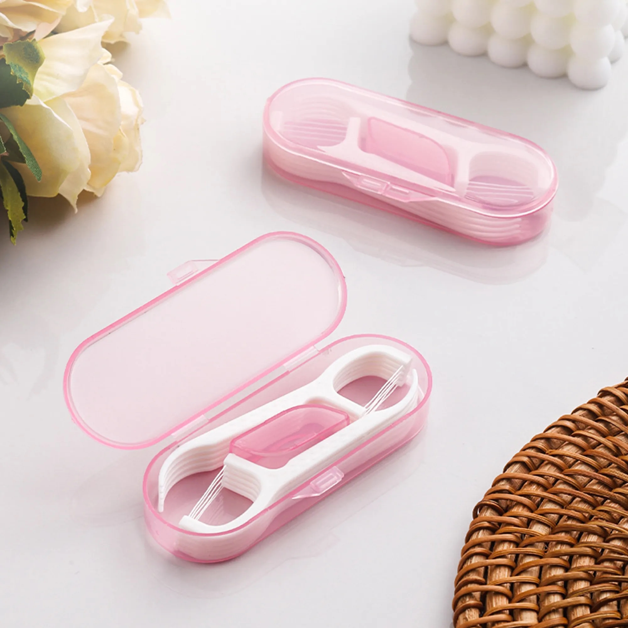 10-Pack Portable Dental Floss 2