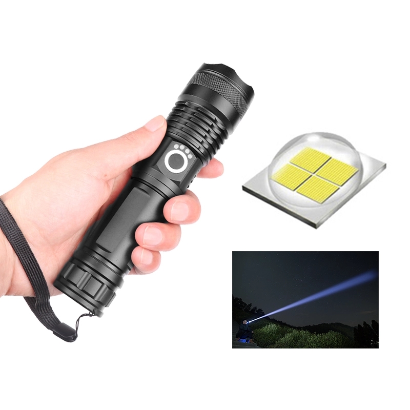 Rechargeable Tactical Flashlight Xhp50 Led 1