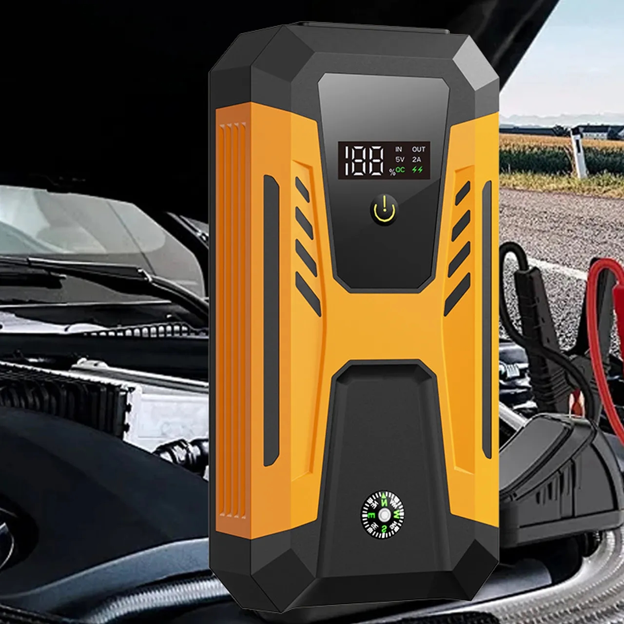 12V Auto Jump Starter Peak 1000A 7