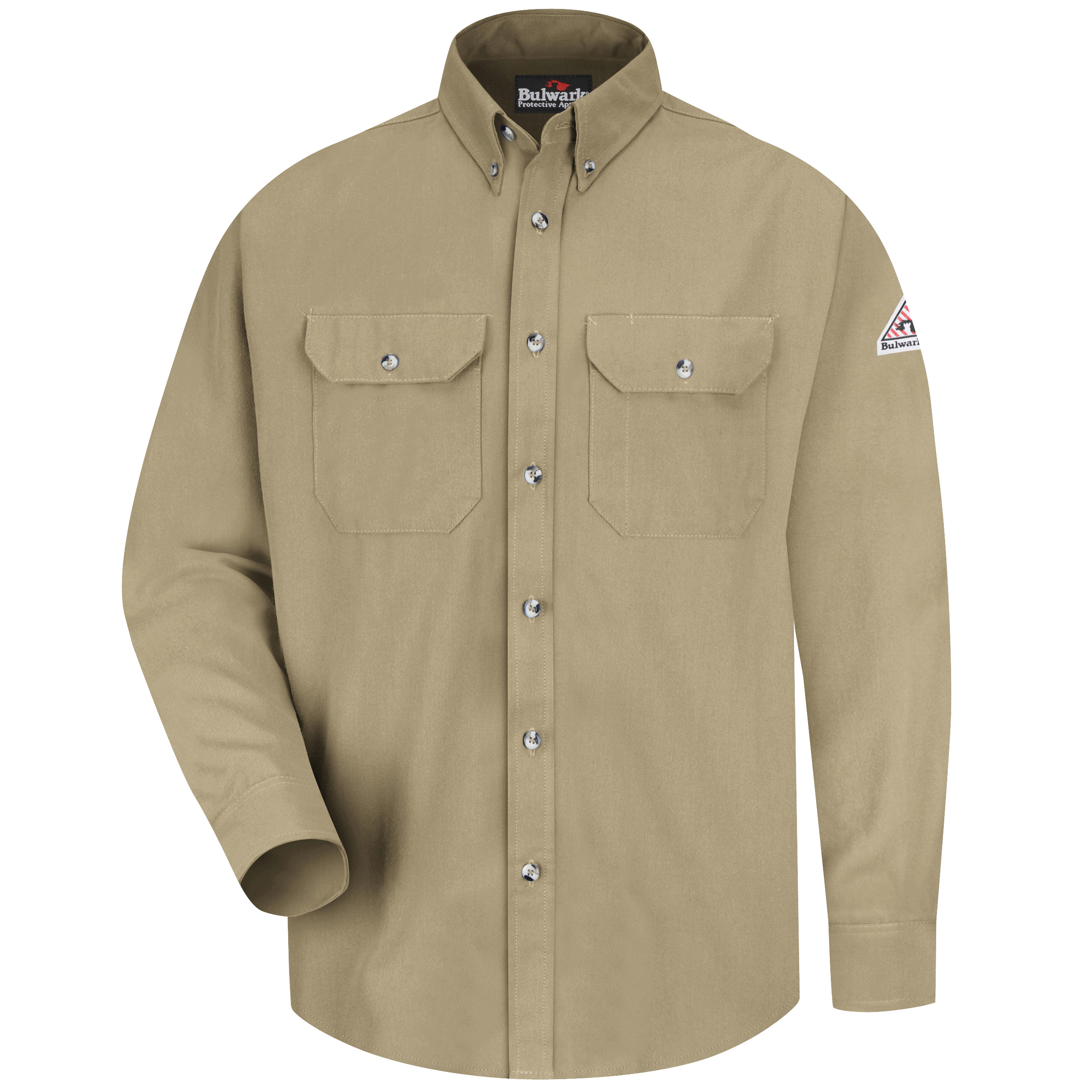 Bulwark® Men's Midweight FR Dress Uniform Shirt CAT 2 3