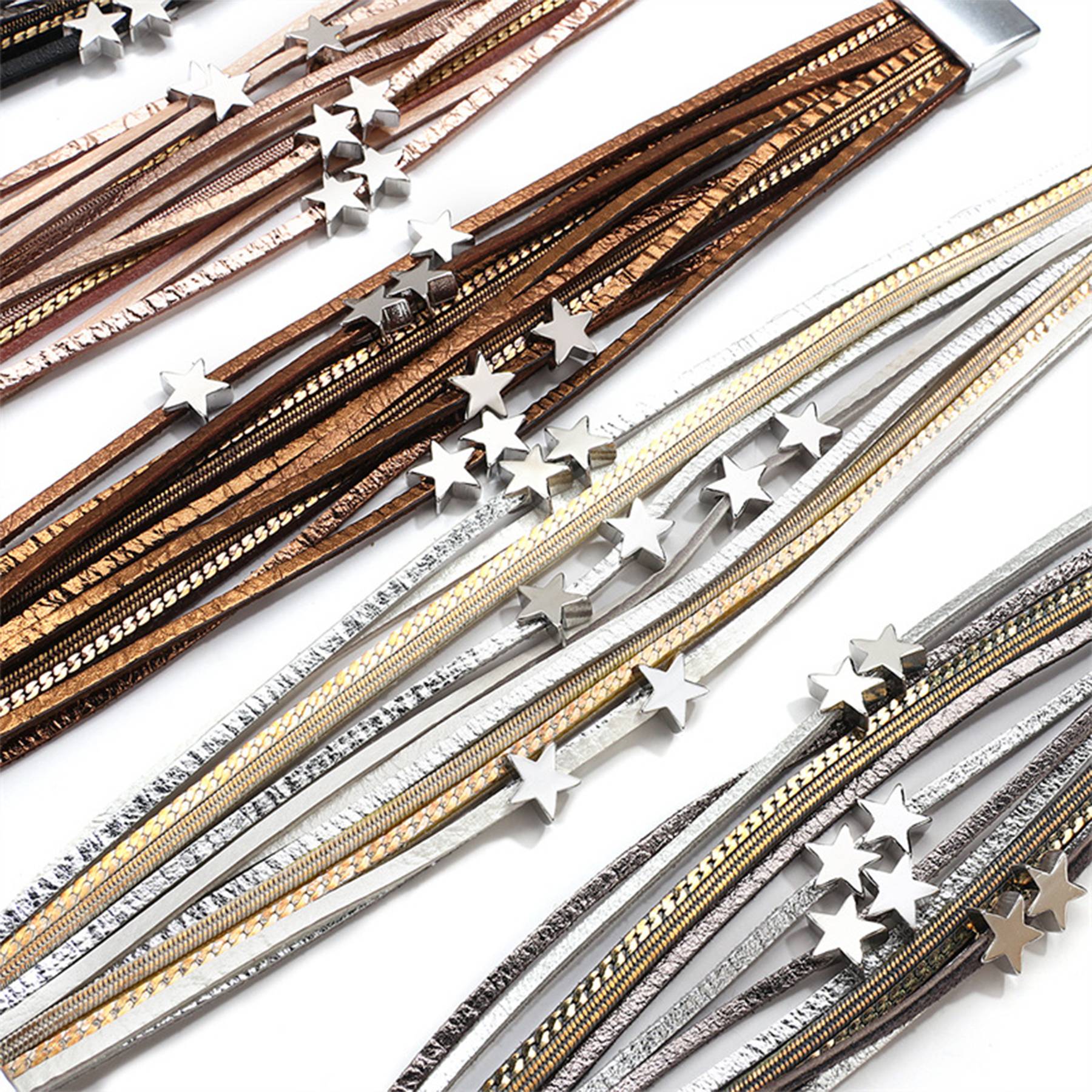 PU Personalized fashion lucky bracelet 6