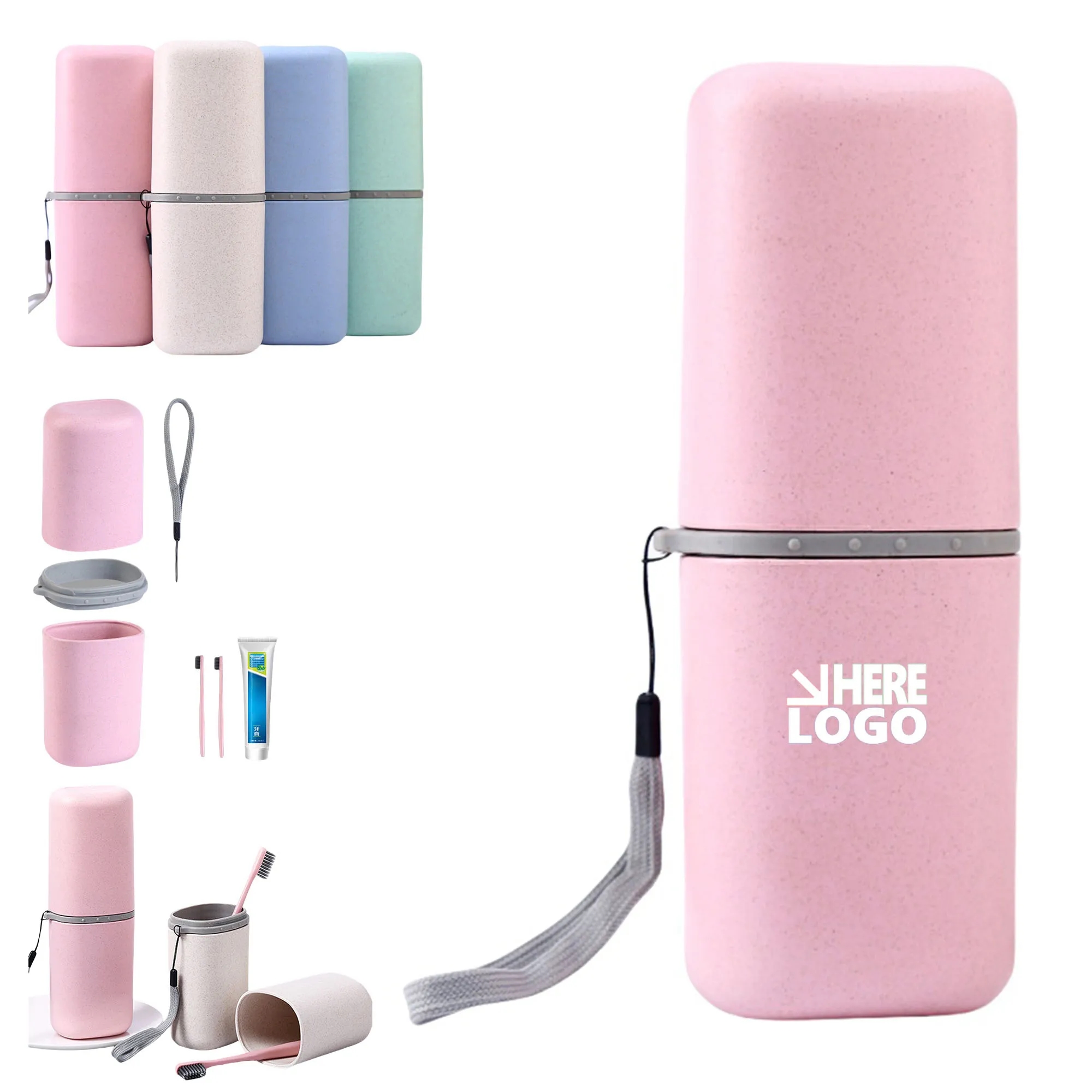 Portable Toothbrush Cup Travel Case 1