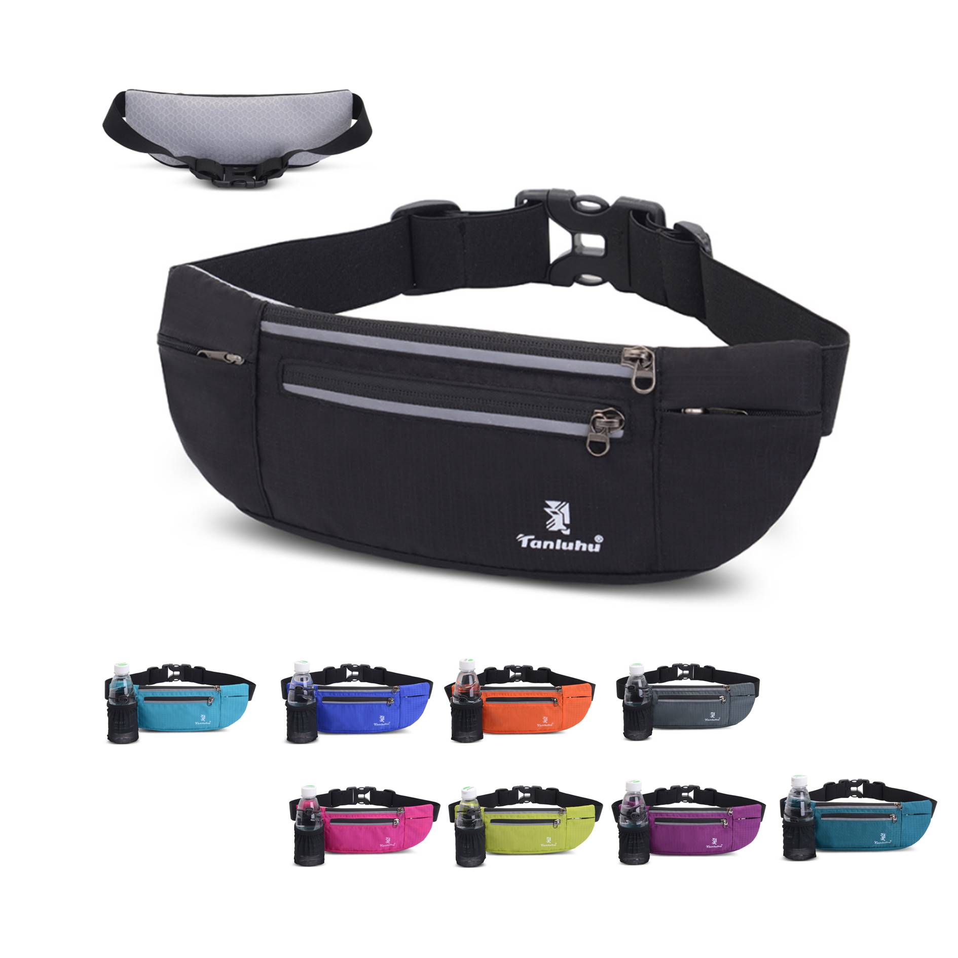 Outdoor Sports Fitness Water Bottle Waist Bag 3
