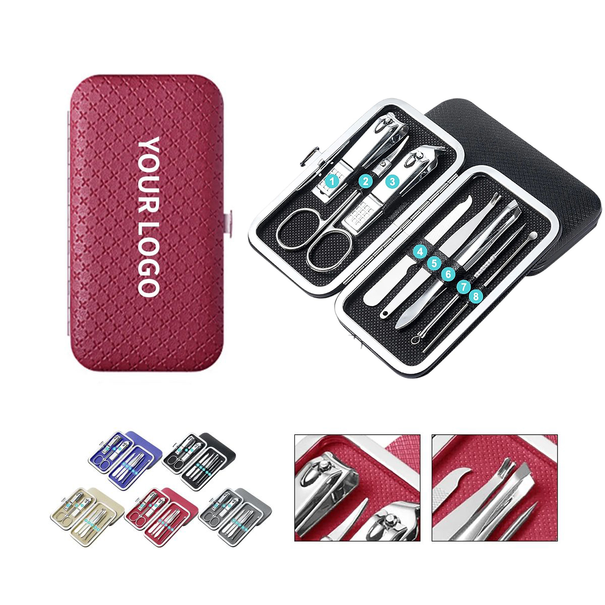 Compact Grooming Set with Sharp Nail Tools 6