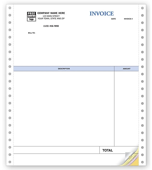 Invoices, Professional, Continuous, Classic 1