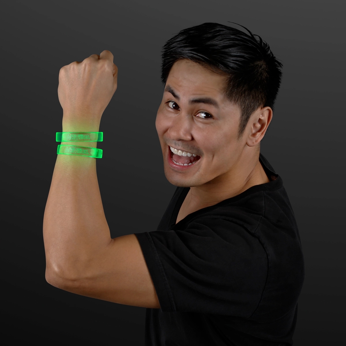 LASER ENGRAVED - Galaxy Glow LED Band Bracelets 6