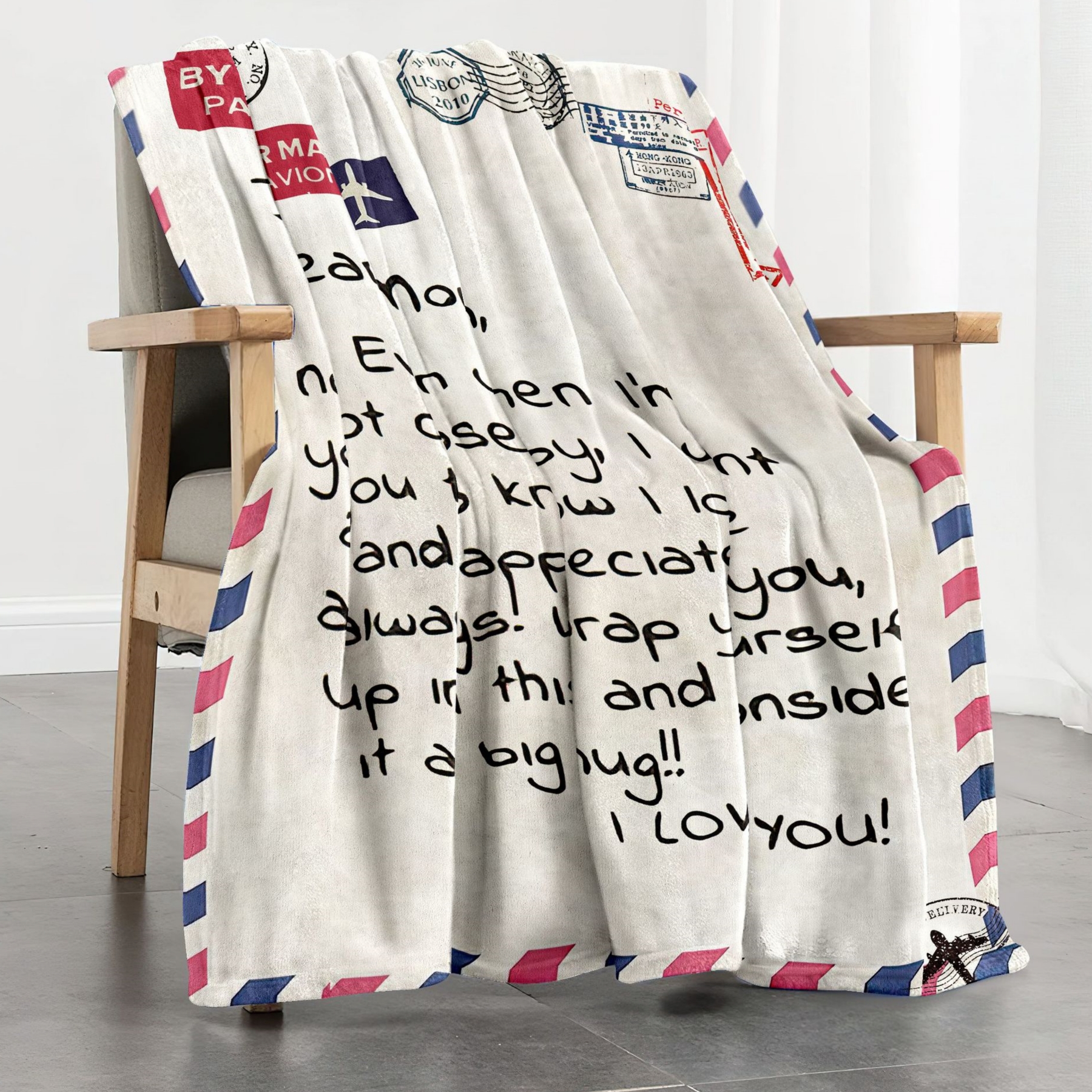 Custom Flannel Blanket 1