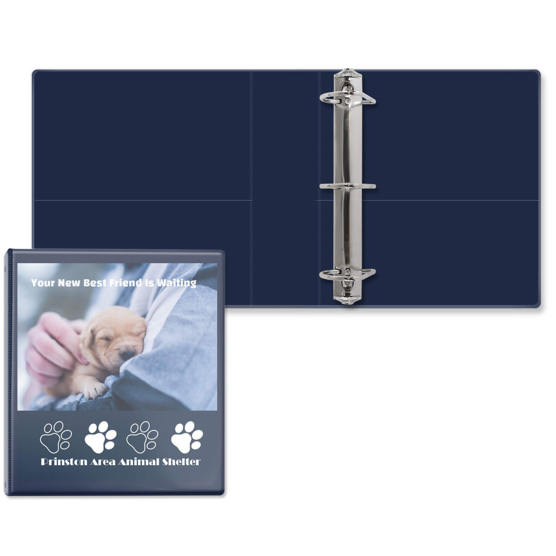 2 1/2" Entrapment Angle D Ring Binder 6