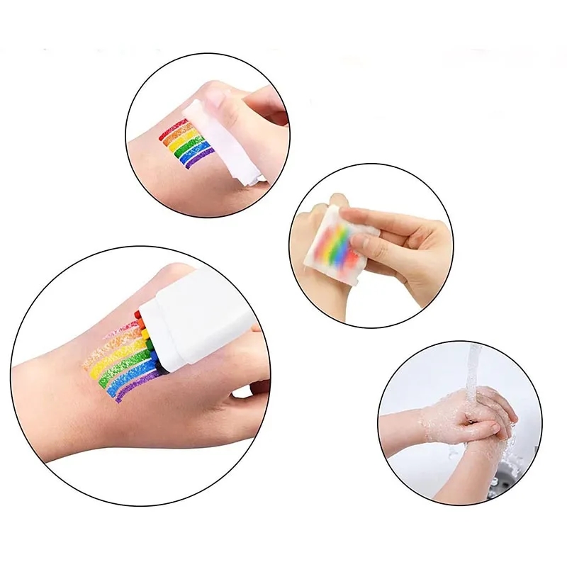 Rainbow Flag Color Crayon for Face Body 3