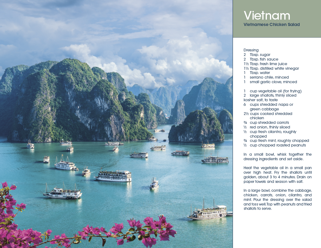 Triumph® Calendars World Scenes with Recipe Calendar 17