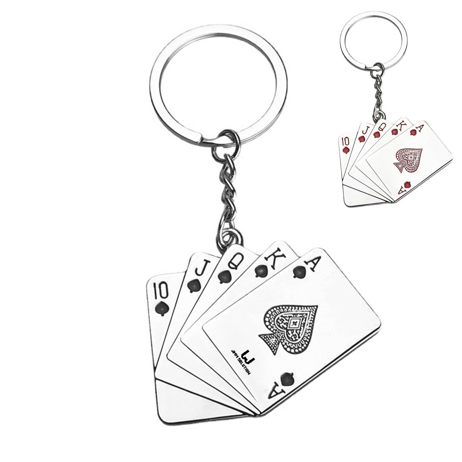 Playing card keychain 1