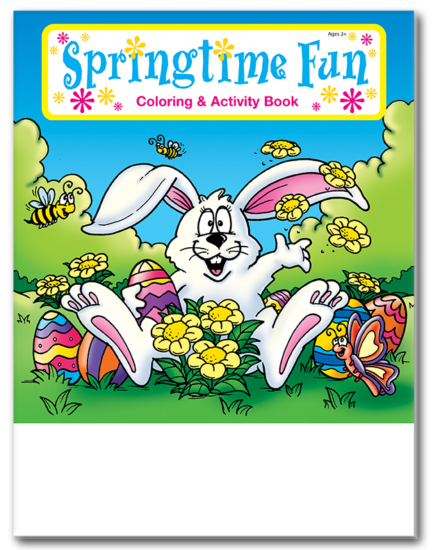 COLORING BOOK - Springtime Fun Coloring & Activity Book 3