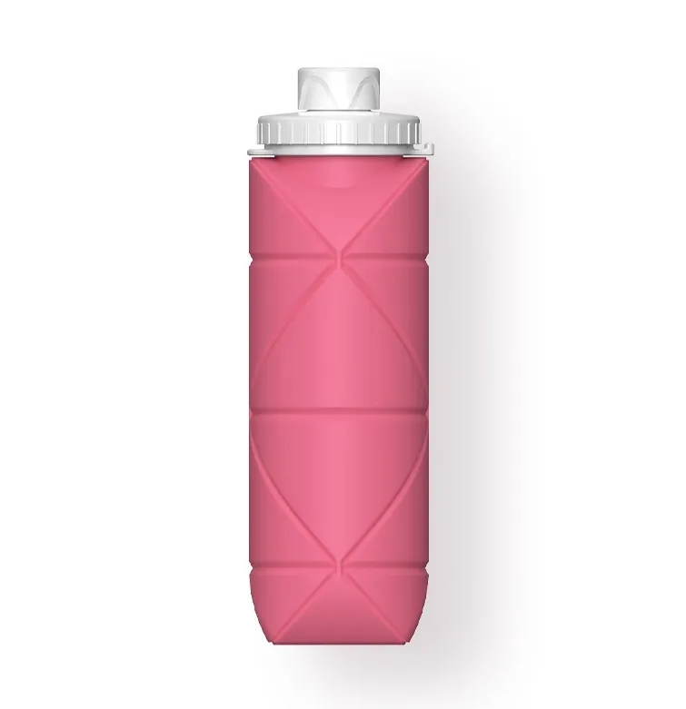 20 oz Silicone Folding Water Bottle 2