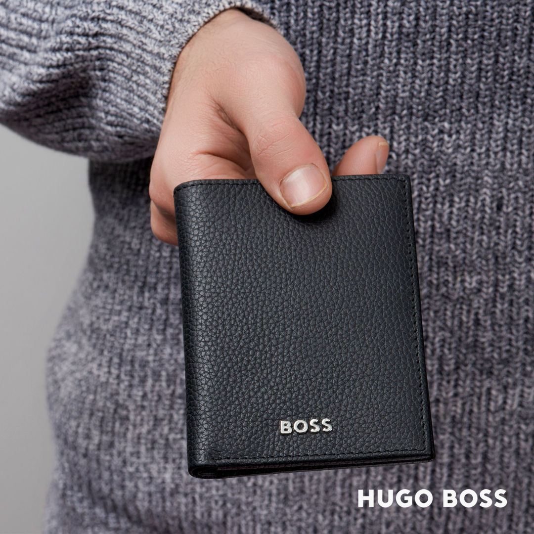 Hugo Boss® Classic Grained Folding Card Holder 5