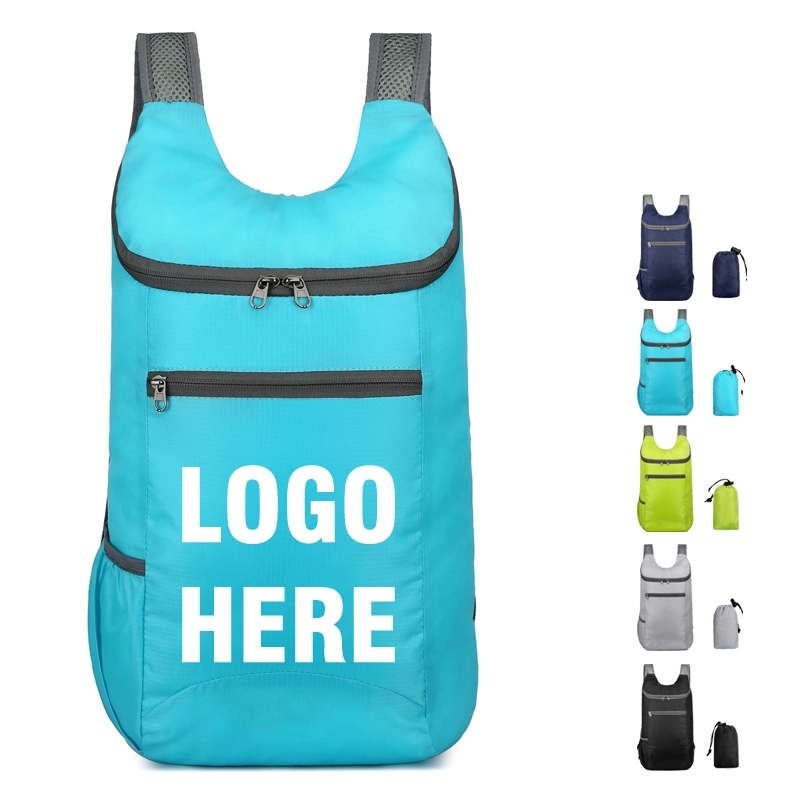 Custom Water Resistant Lightweight Packable Backpack 1