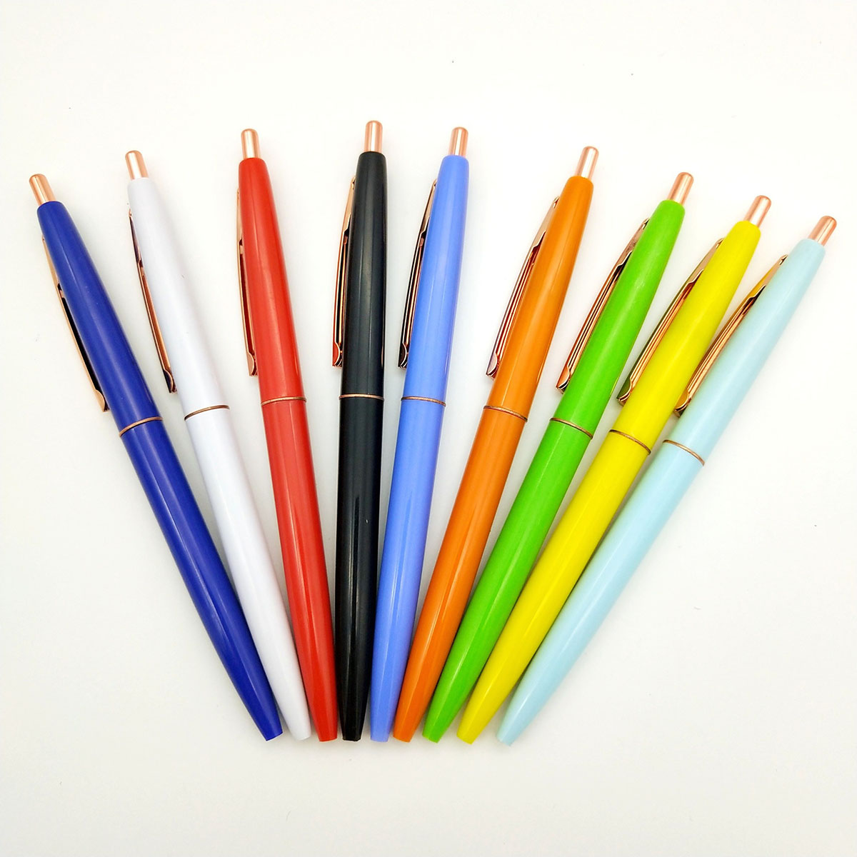 Colorful Click Plastic Ballpoint Pen 3
