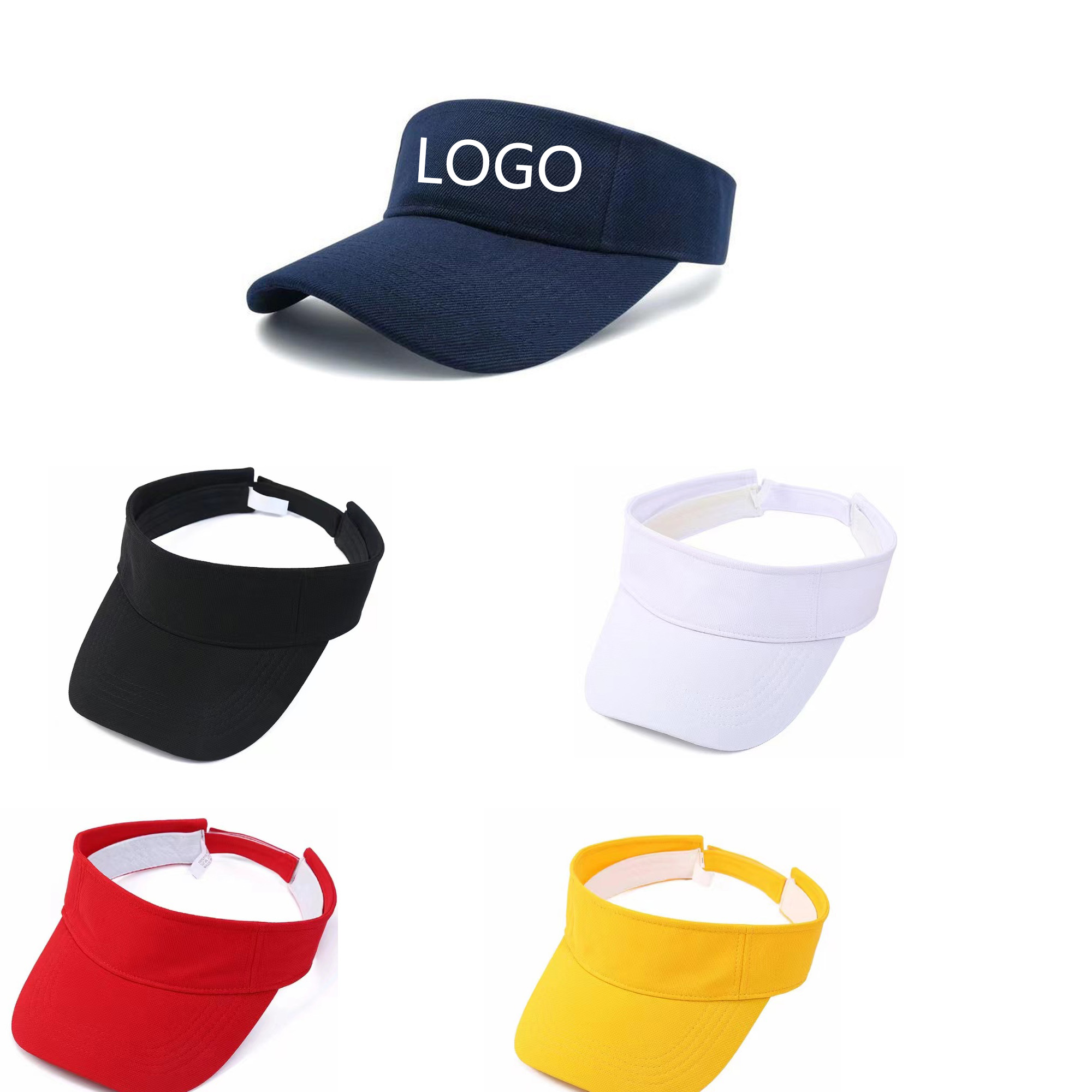 Cotton Sun Visor Hat 2
