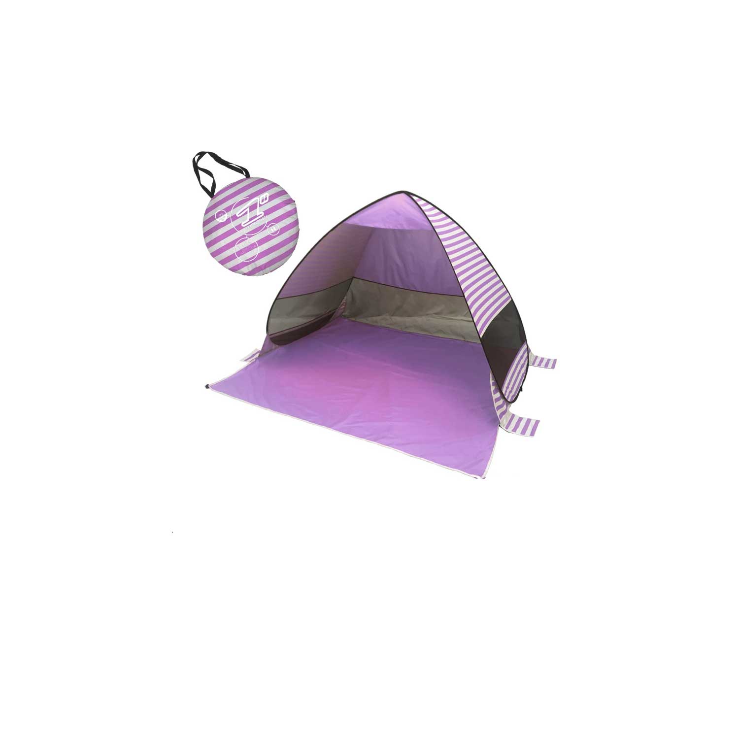 2-Second Pop-Up Beach Tent for Instant Sun Shelter 18