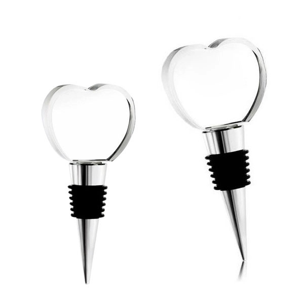 Heart Crystal Bottle Stoppers 5
