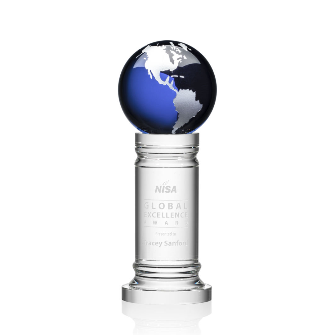Colverstone Globe Award - Blue/Silver 7
