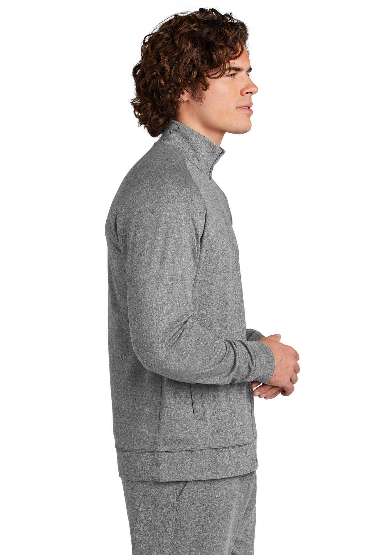 Sport-Tek® Sport-Wick Stretch Full-Zip Cadet Jacket 30