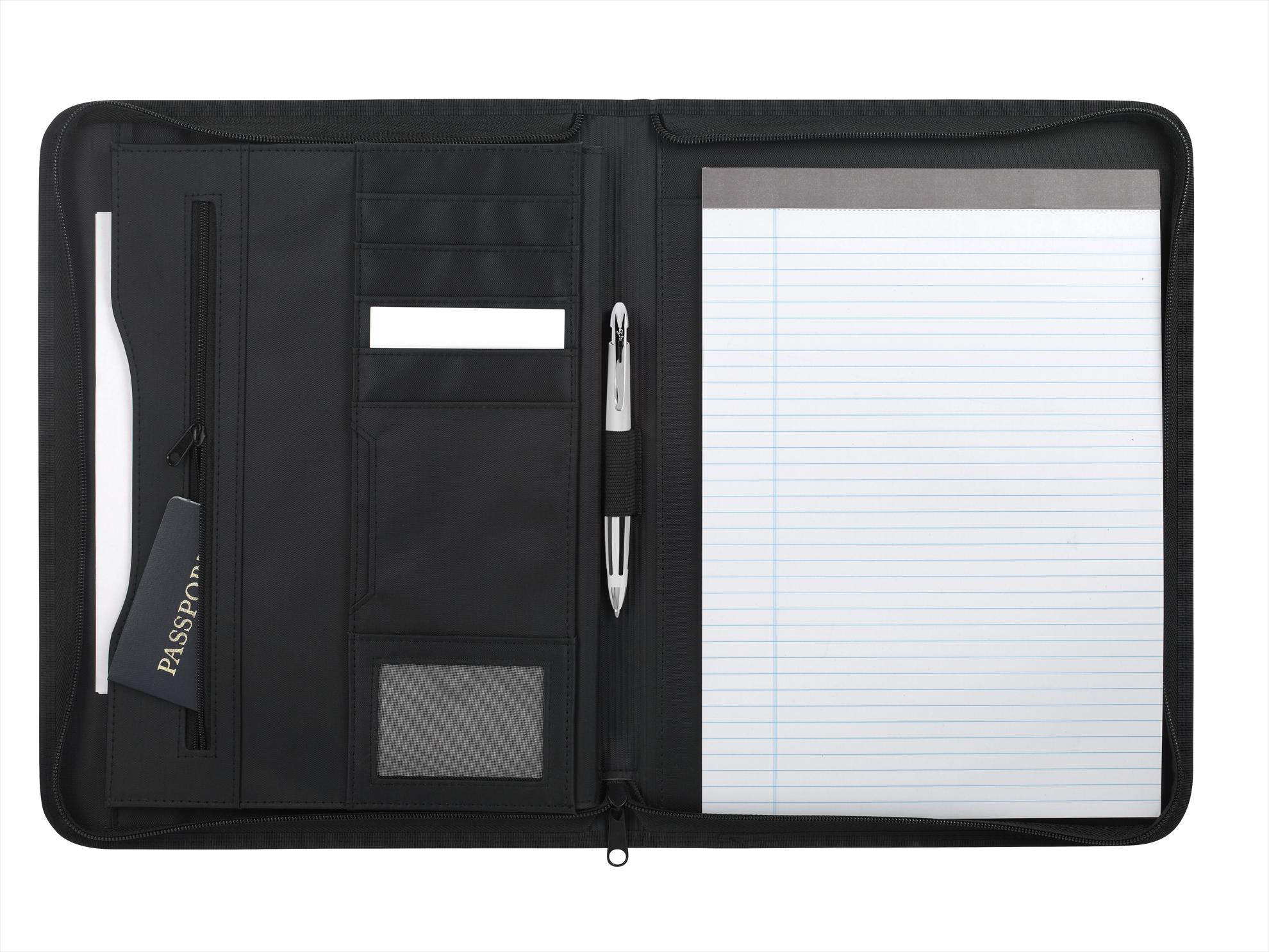Arrow Zippered Padfolio 13