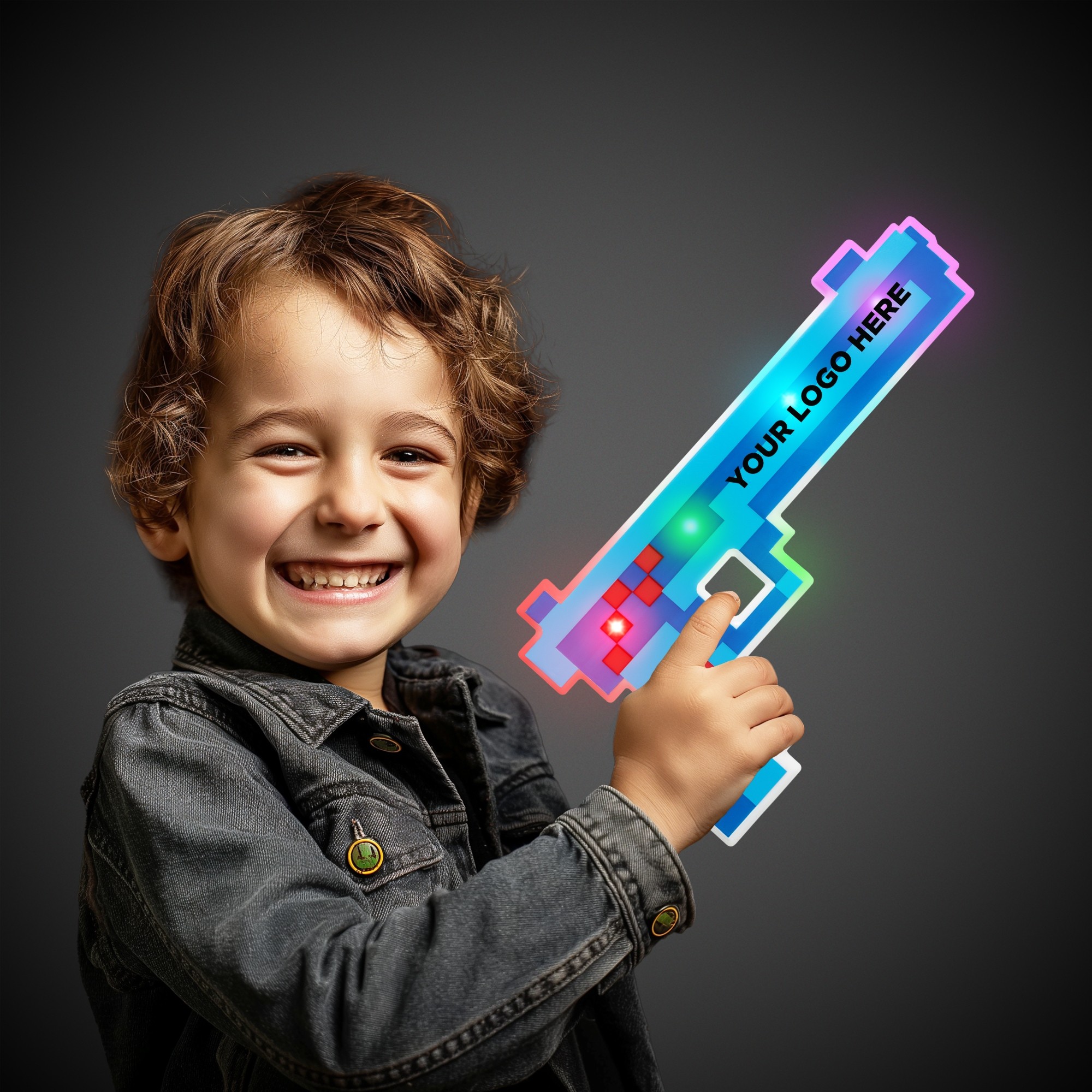 Blue/Red LED Pixel Gun 4