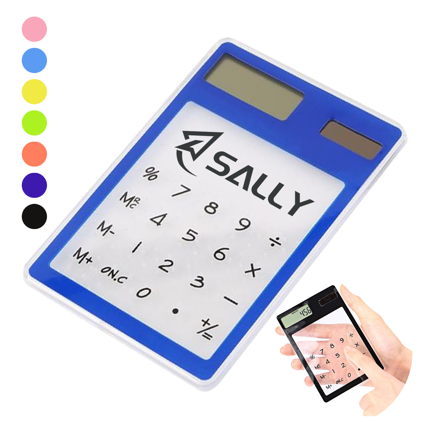 Touch Transparent Solar Calculator 1