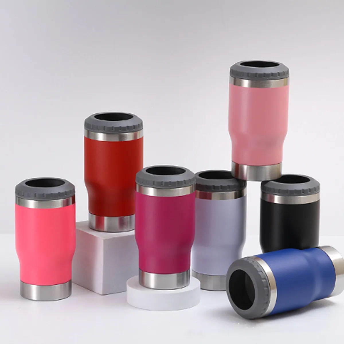 4In1 Travel Mug Warmer 14oz Can Beer Bottle 6