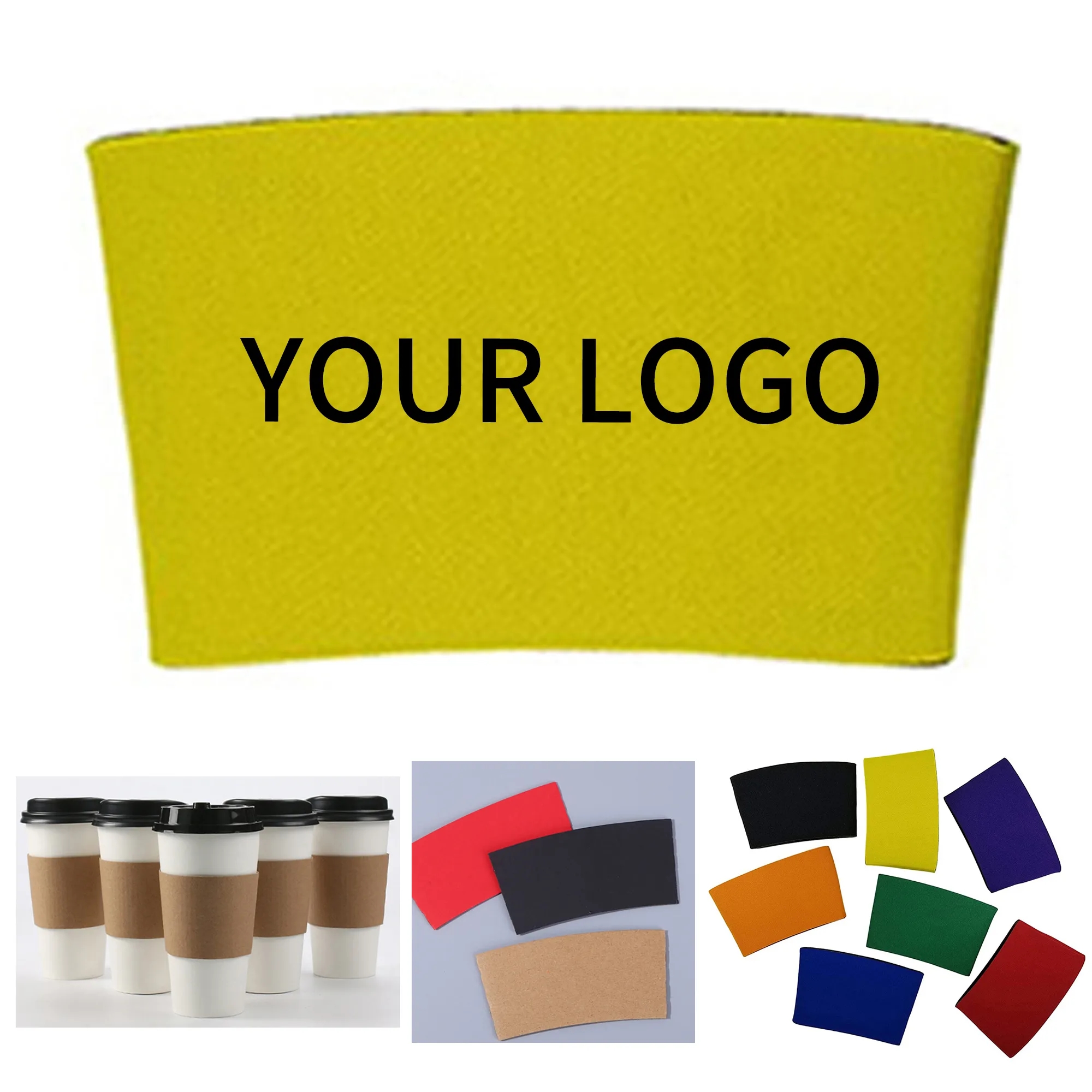Eco Friendly Kraft Cup Sleeve Compact and Practical 2