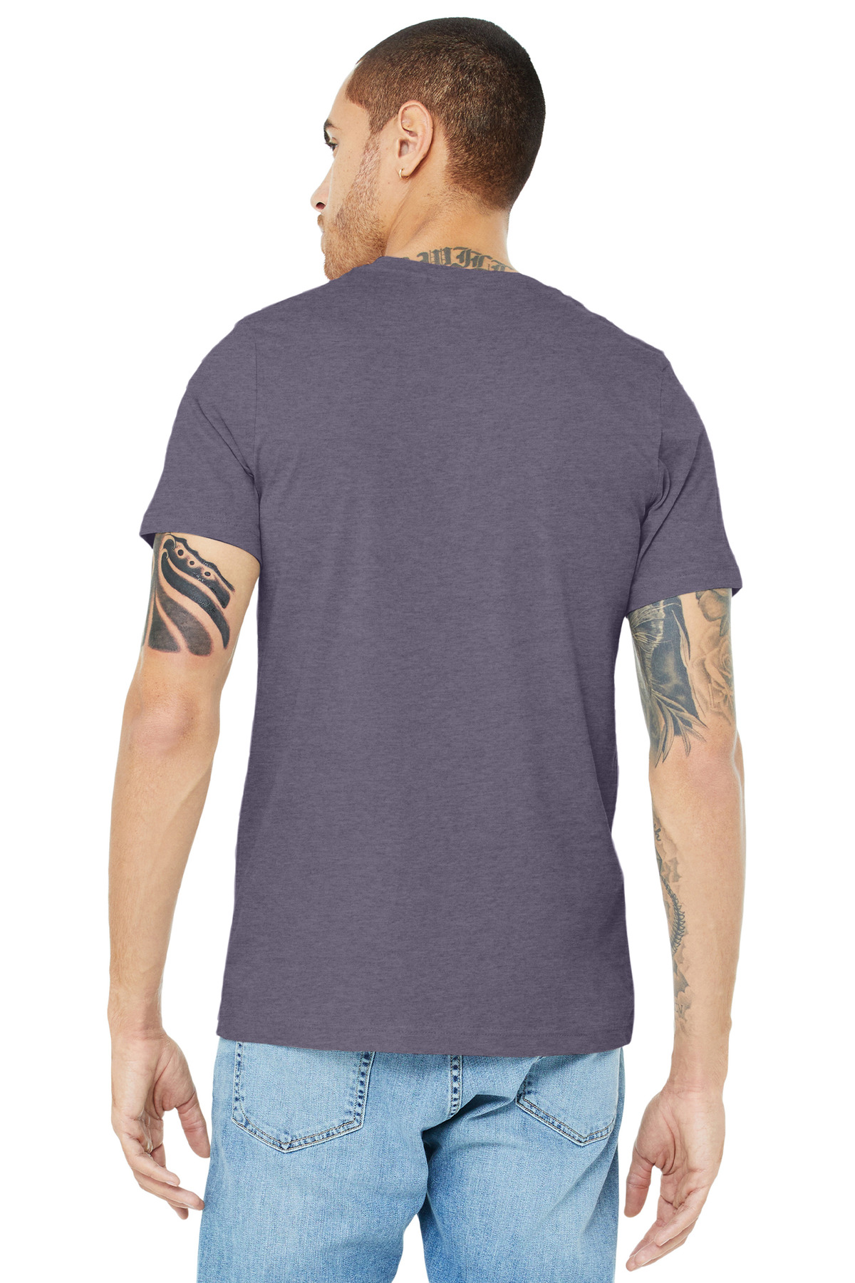 BELLA+CANVAS Unisex Heather CVC Short Sleeve Tee. BC3001CVC 206
