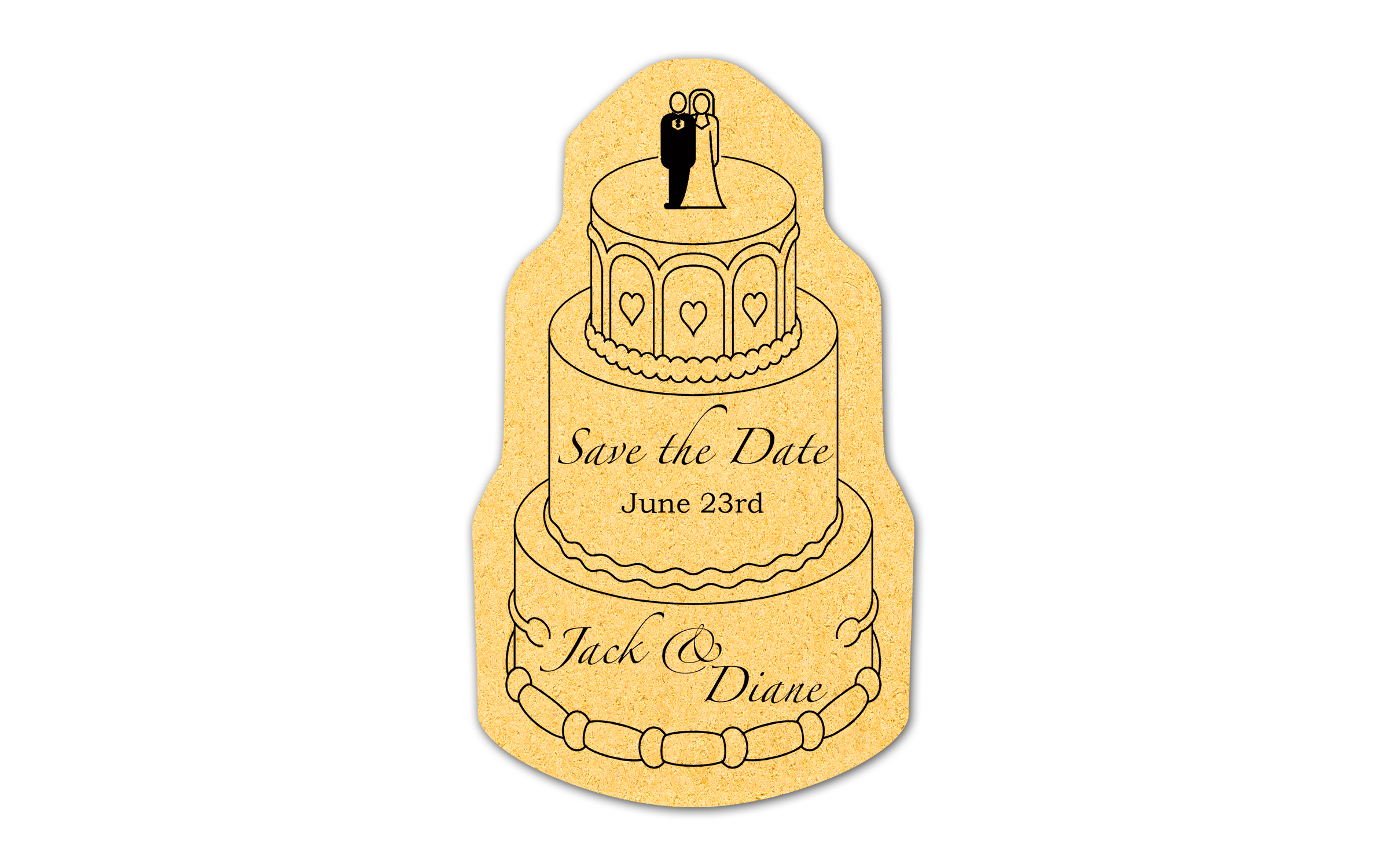 Wedding Cake Compressed Sponge 9