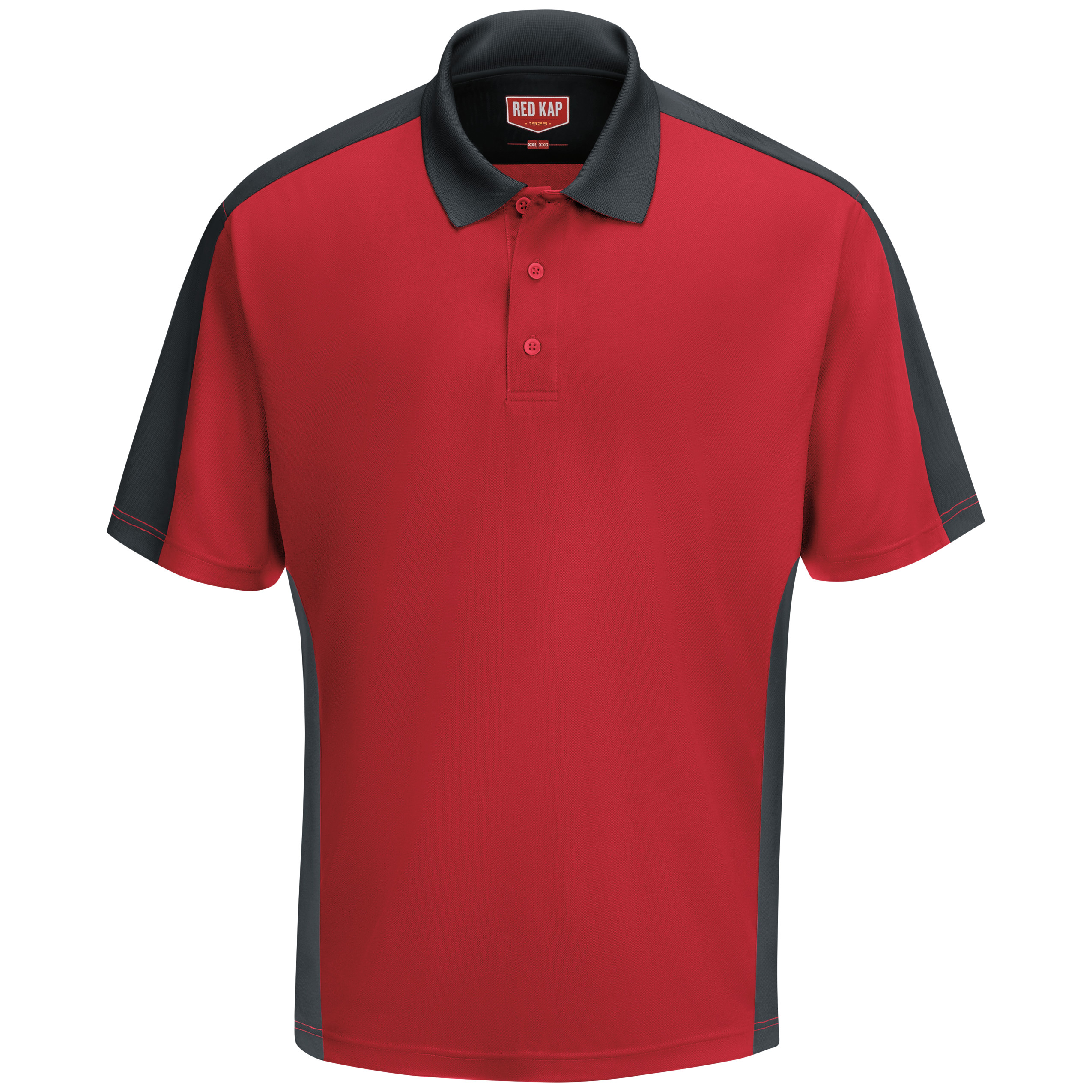 Red Kap® Men's Short Sleeve Performance Knit® Two-Tone Polo 1