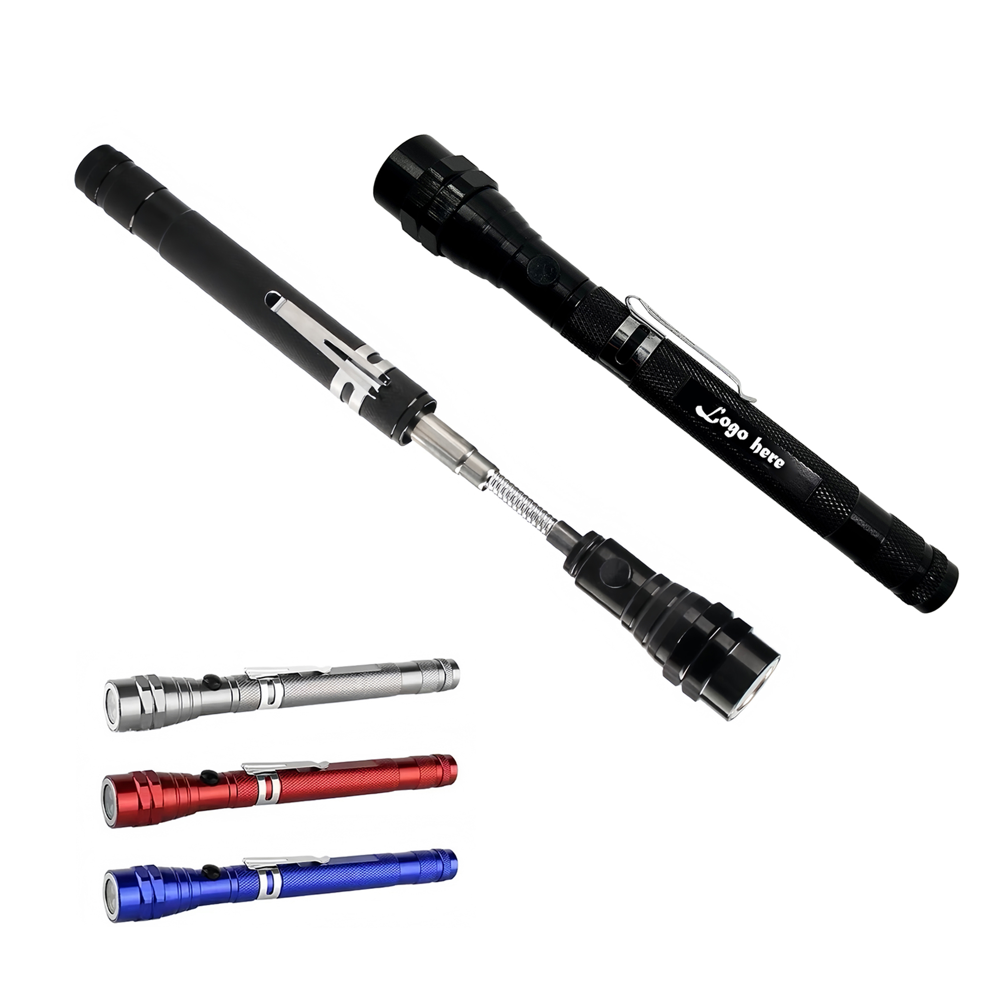 Magnetic Retractable LED Flashlight 1