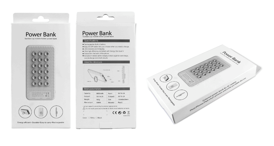 Solar power bank with phone holder 5