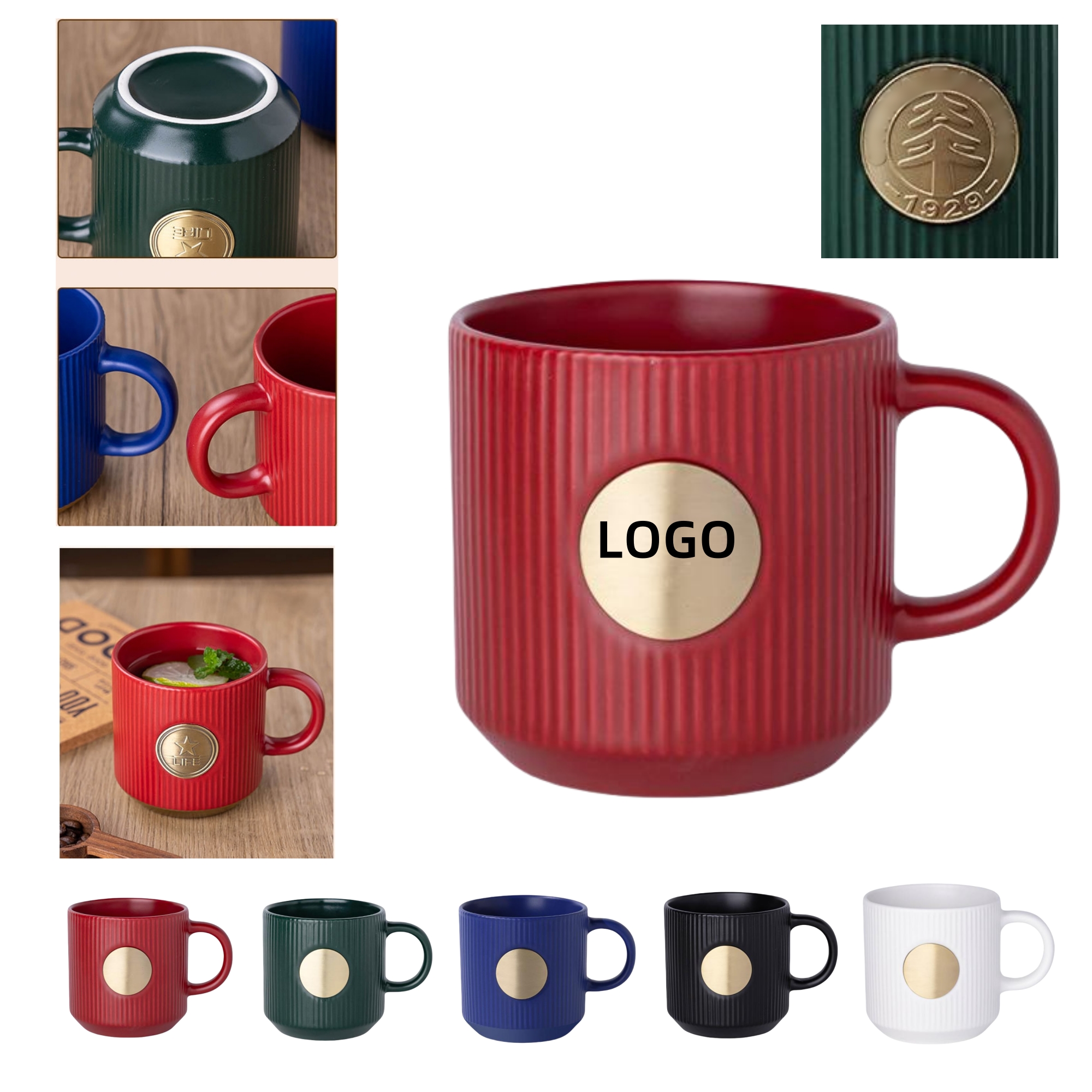 Custom Embossed Logo Mug 1