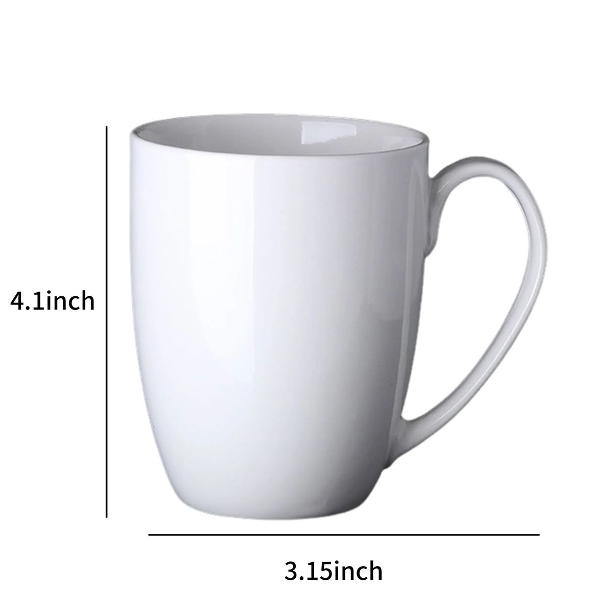 Microwave Friendly Ceramic Mug with Comfortable Grip 4