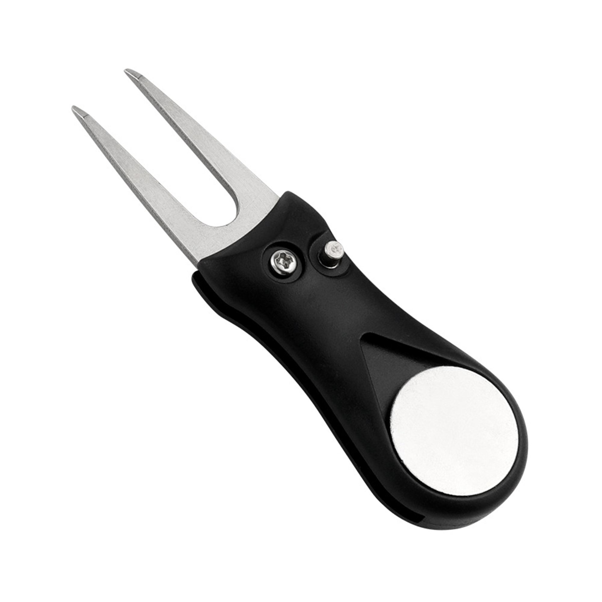 Foldable Golf Divot Repair Tool With Magnetic Marker 2.75" By 1.2" 2