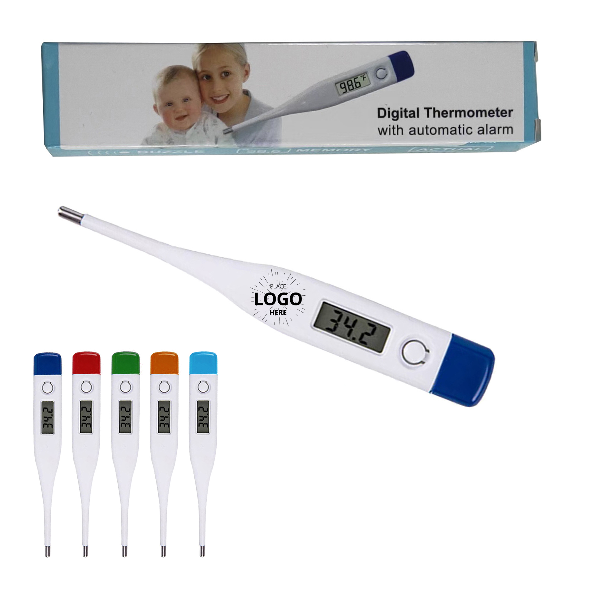 Flexible Tip Oral Thermometer 2