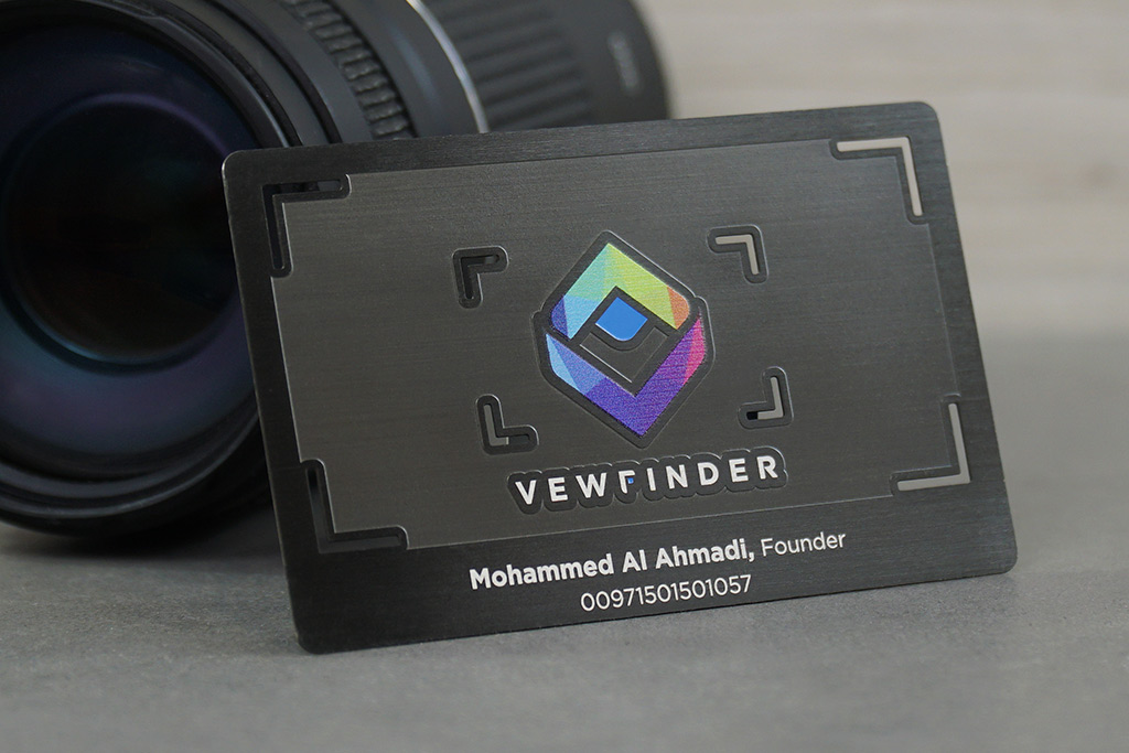 Gunmetal Business Cards 3