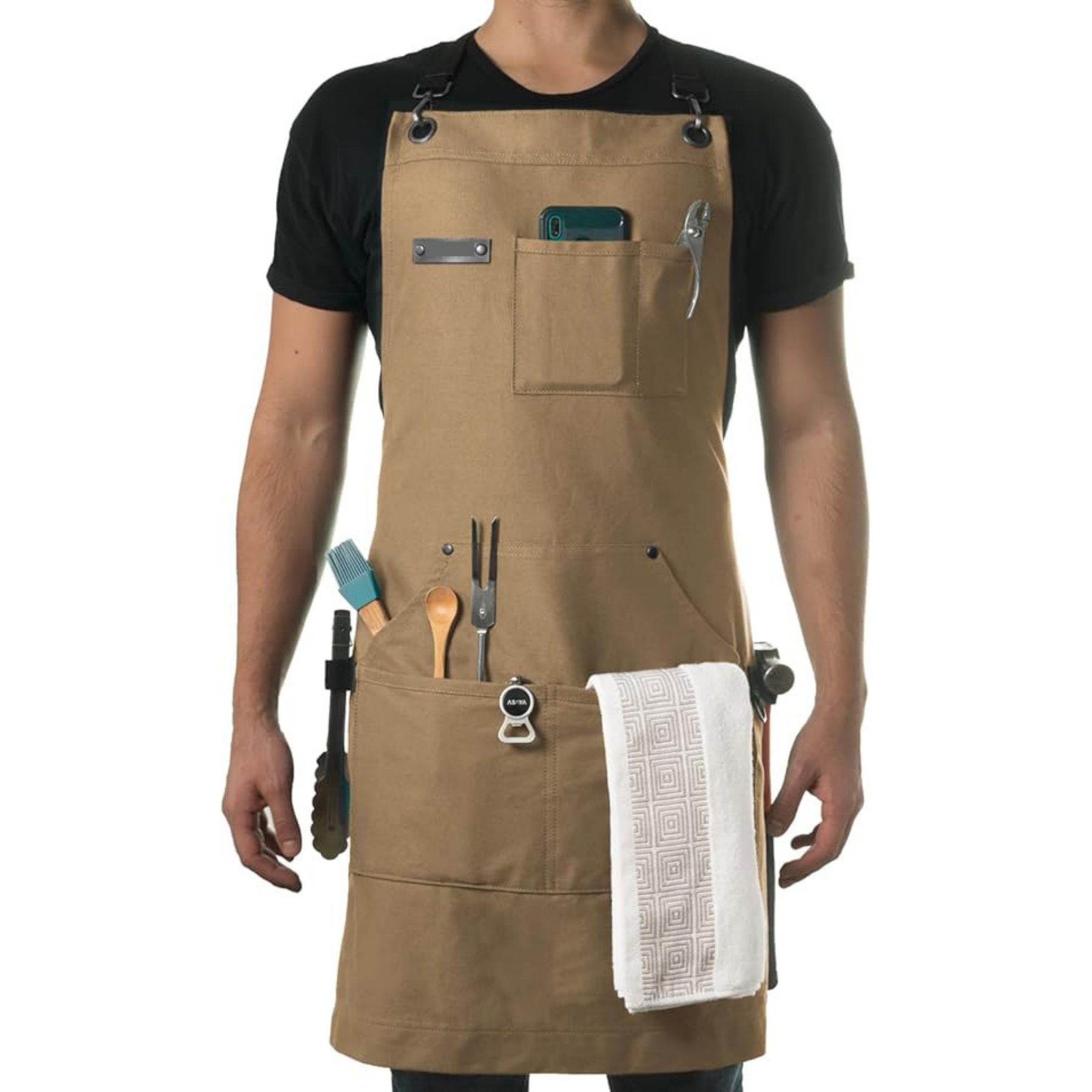 Cotton Canvas BBQ Apron 3