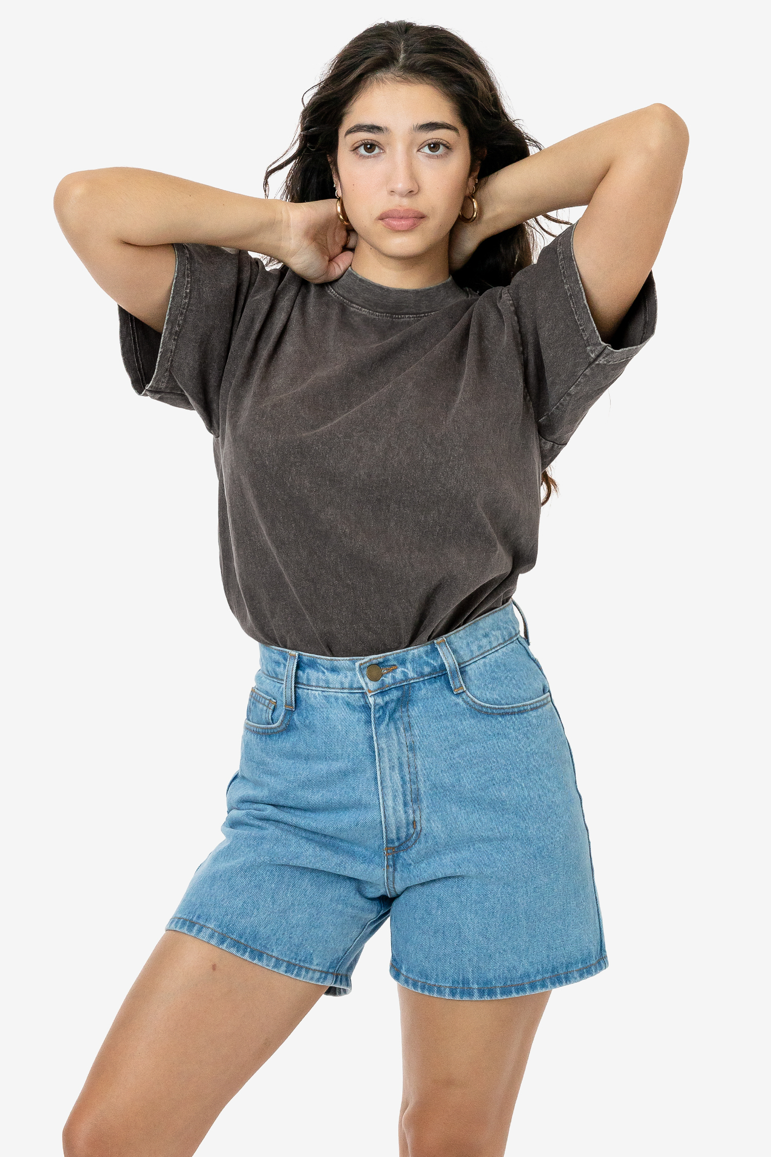 6.5 OZ S/S GARMENT DYE T-SHIRT (MINERAL WASH) 38