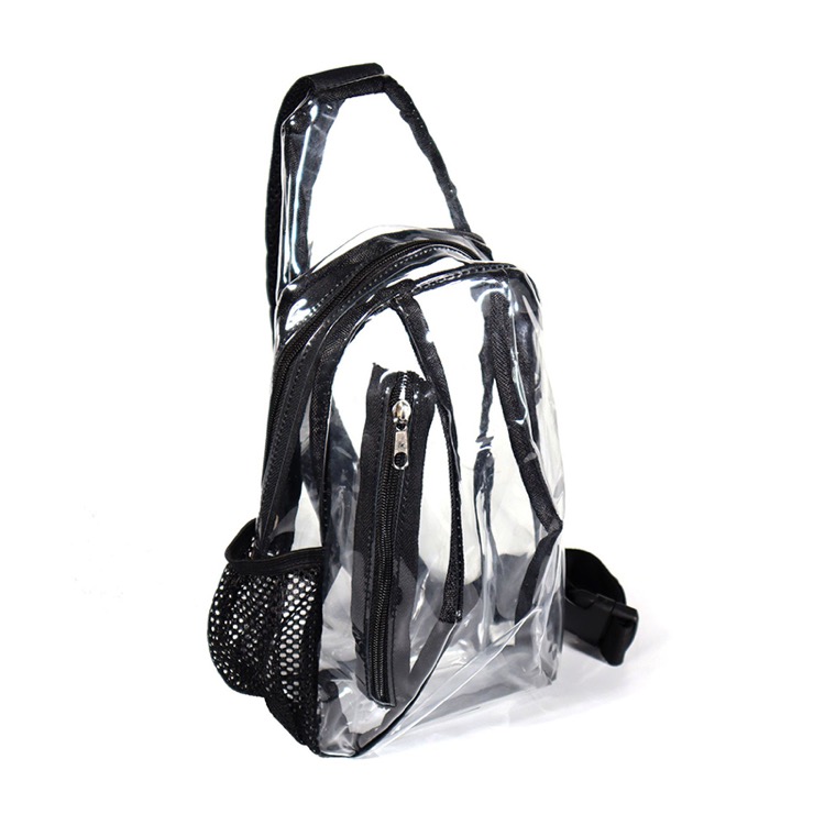 Clear Sling Bag Stadium Approved Transparent Casual Chest Daypack 12