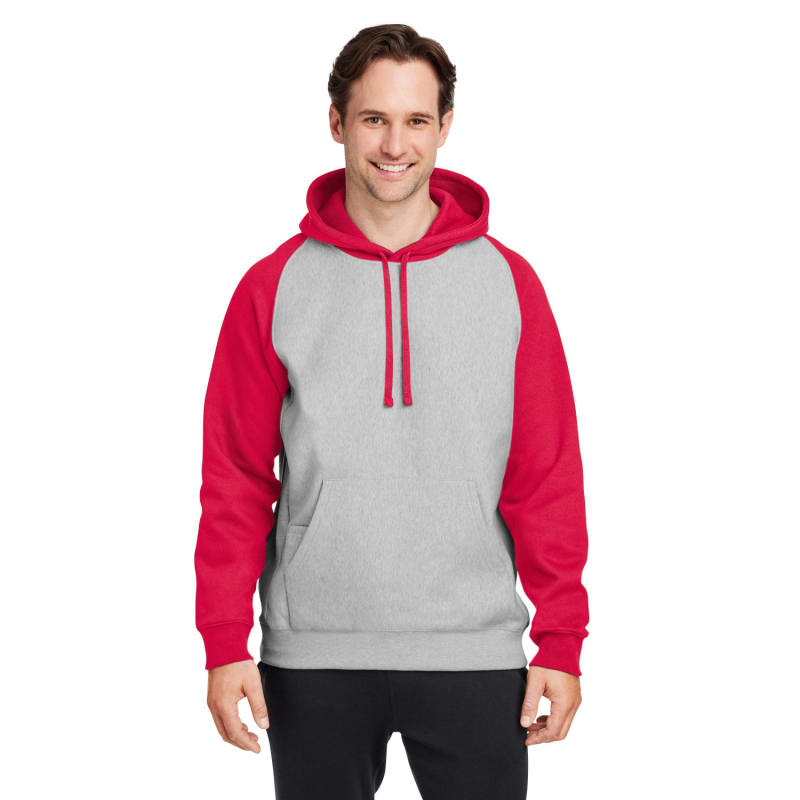 Team 365 Unisex Zone HydroSport™ Heavyweight Colorblock Hooded Sweatshirt 5