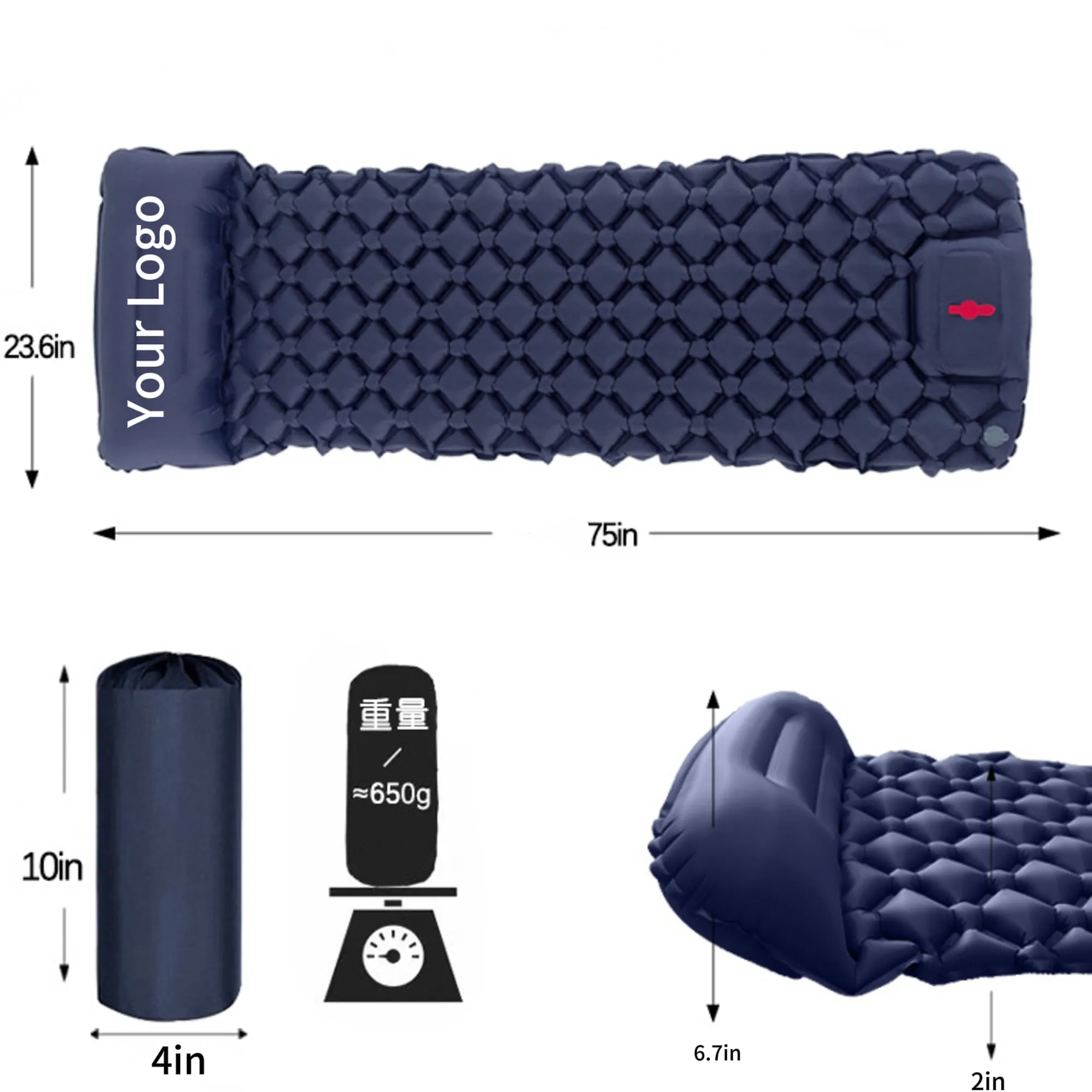 Ultra-Light Portable Pentagon Moisture-Proof Mat 2